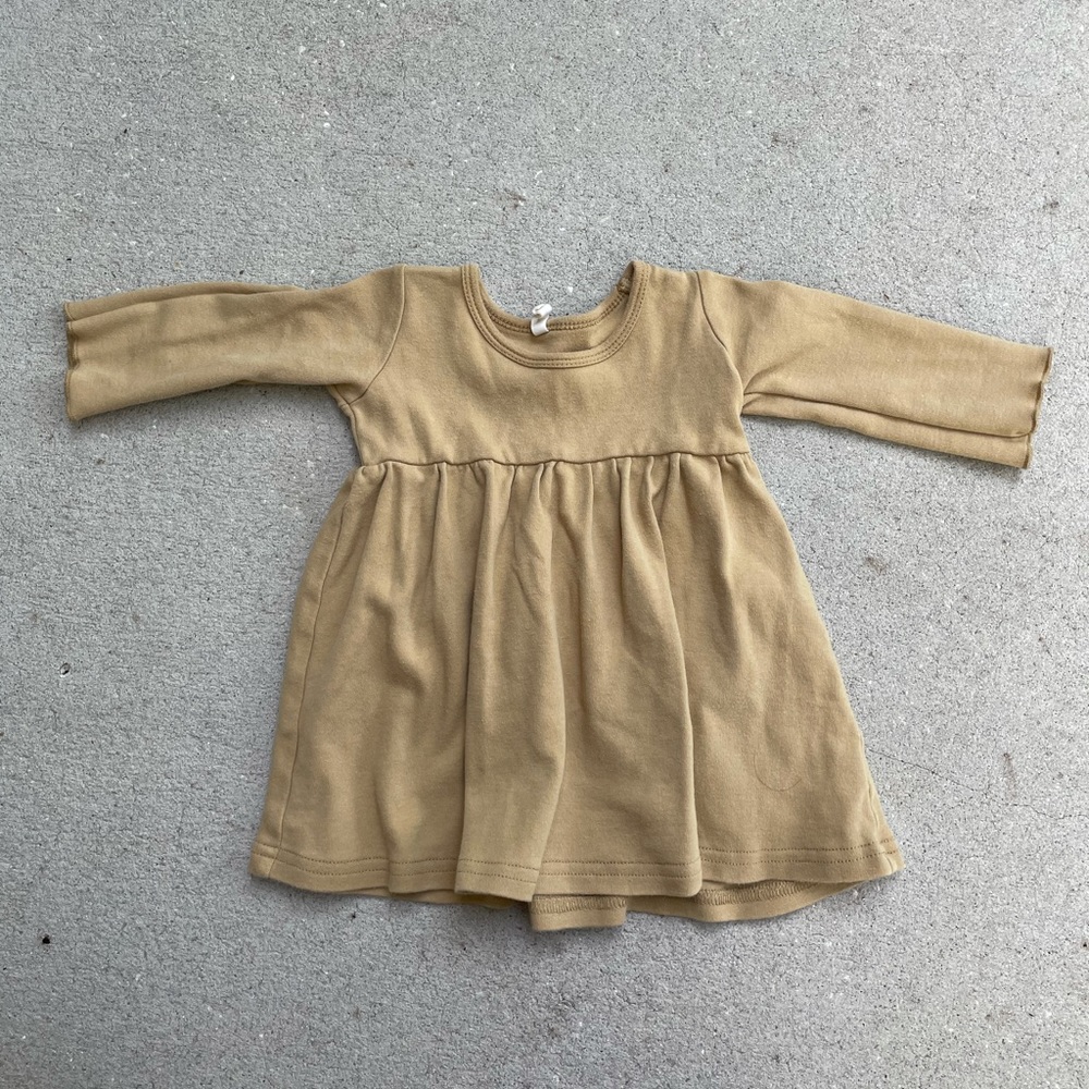 Quincy Mae Yellow Dress - size 12-18 months